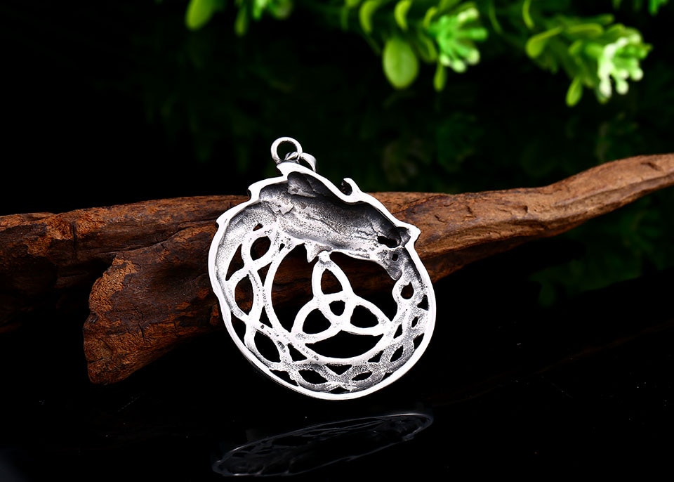 Title 4, Stainless steel necklace pendant