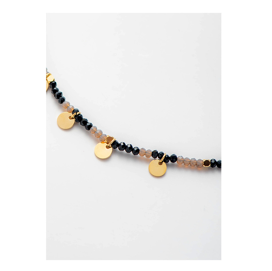 Title 4, Handmade crystal bead necklace