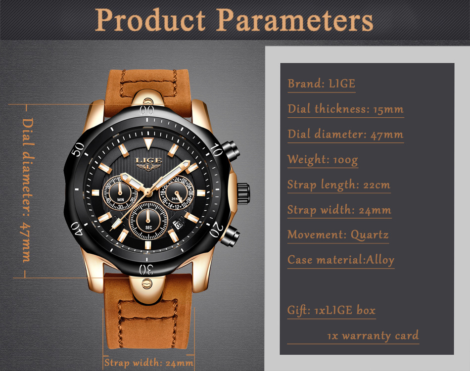 Title 7, Fashion trend casual waterproof watch. Experien...