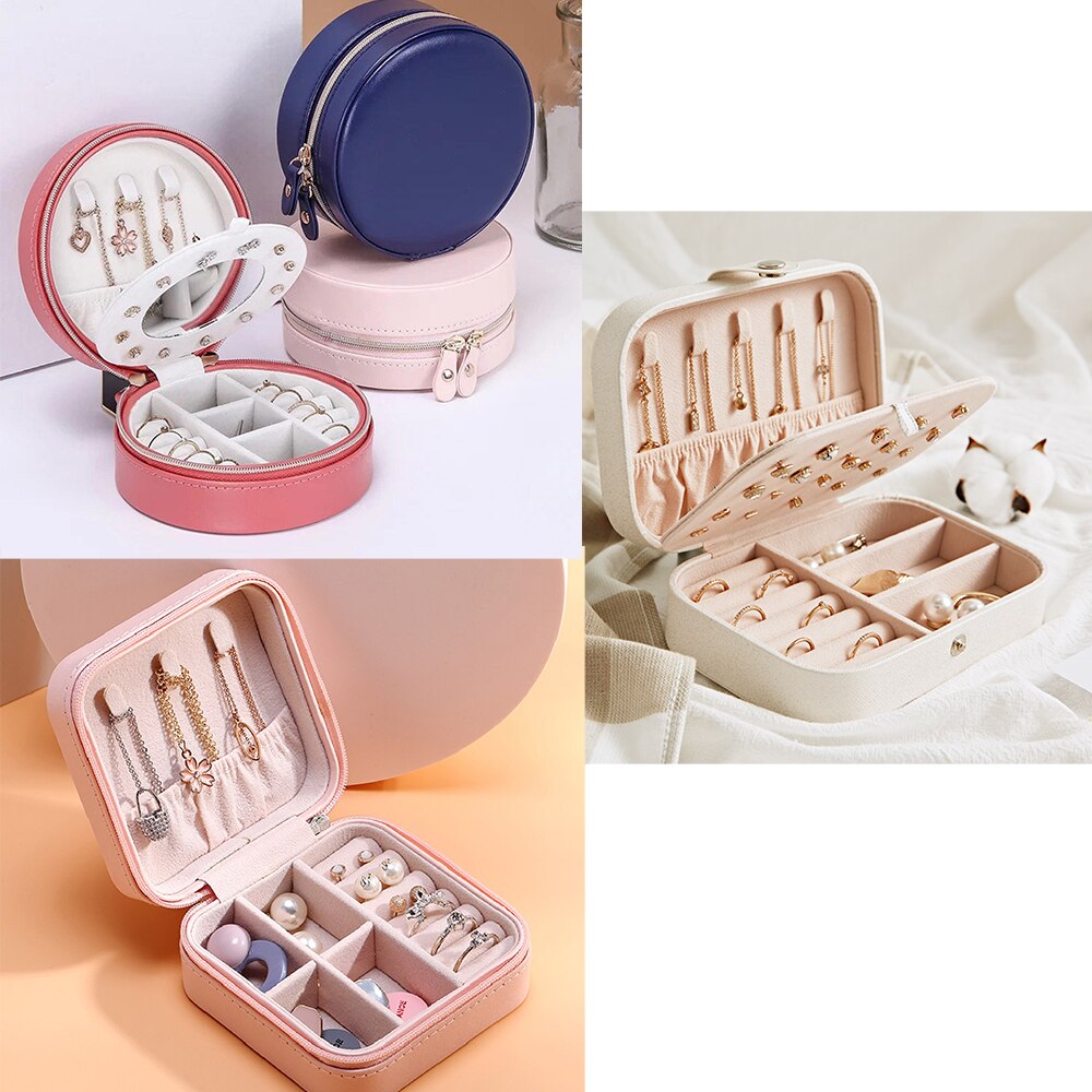 Title 2, Portable Earrings Travel Home Female Box, Compa...