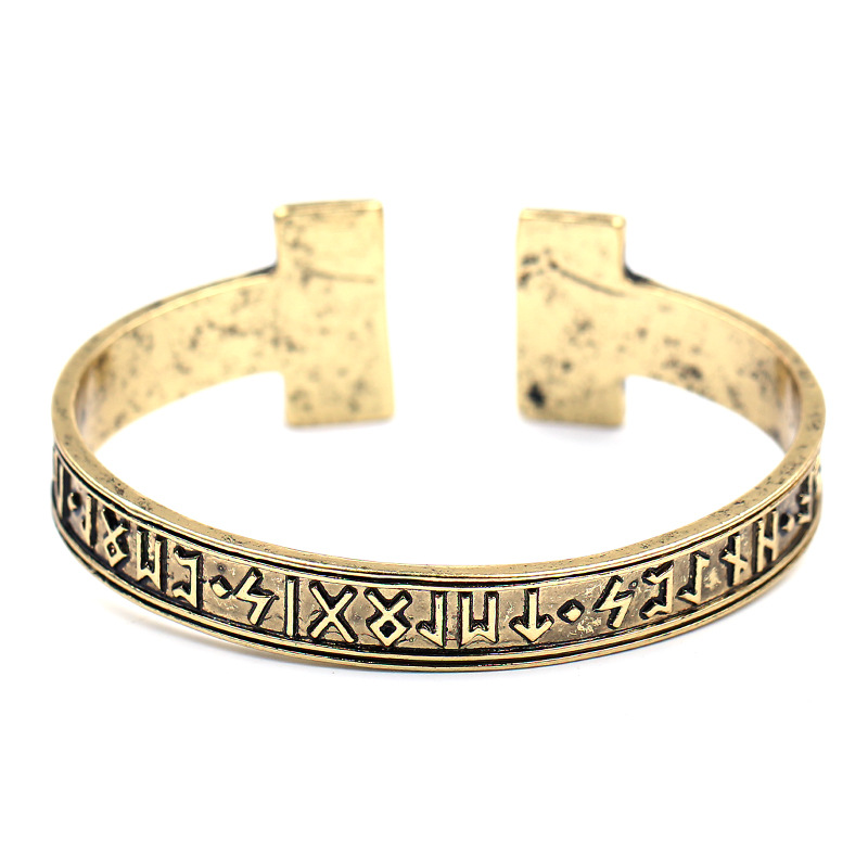 Title 1, Ancient gold text bracelet