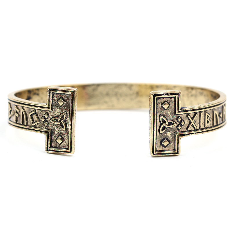 Title 2, Ancient gold text bracelet