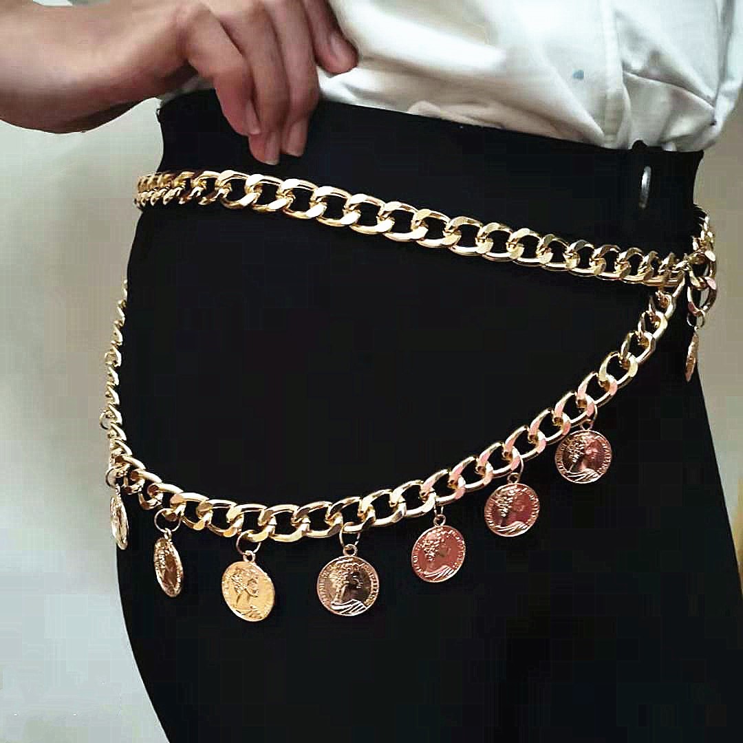 Title 3, Fashion All-match Exaggerated Thick Chain Retro