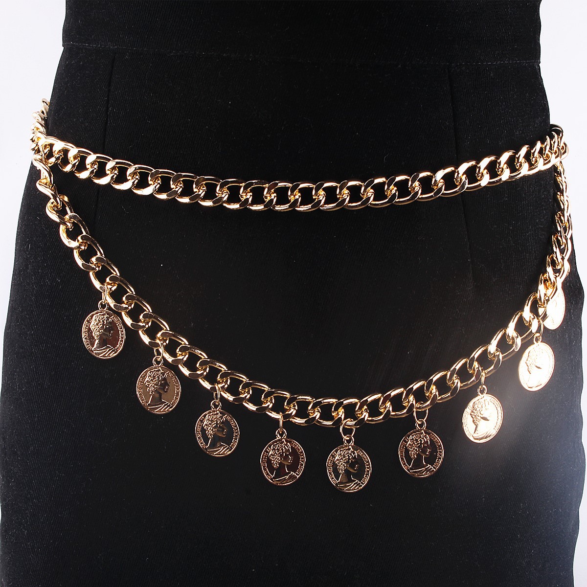 Title 5, Fashion All-match Exaggerated Thick Chain Retro