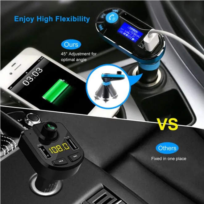 Car Mounted Wireless FM Transmitter