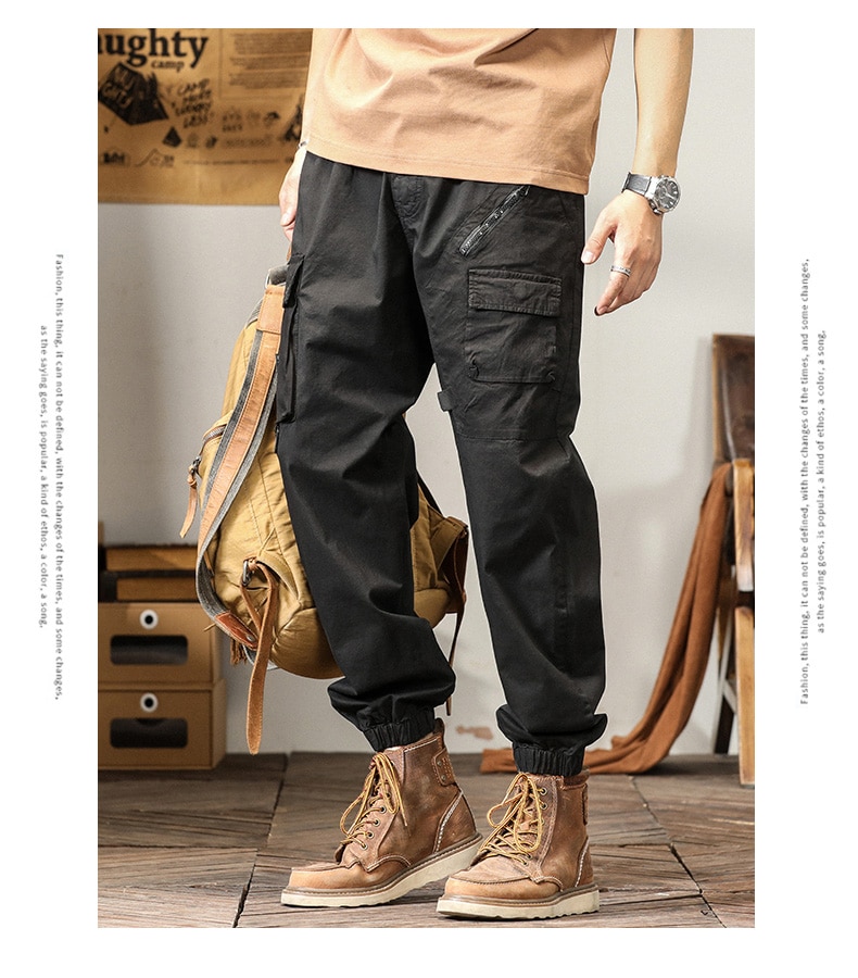 Title 1, Heren Rechte Losse Casual Broek Comfortabele Pa...