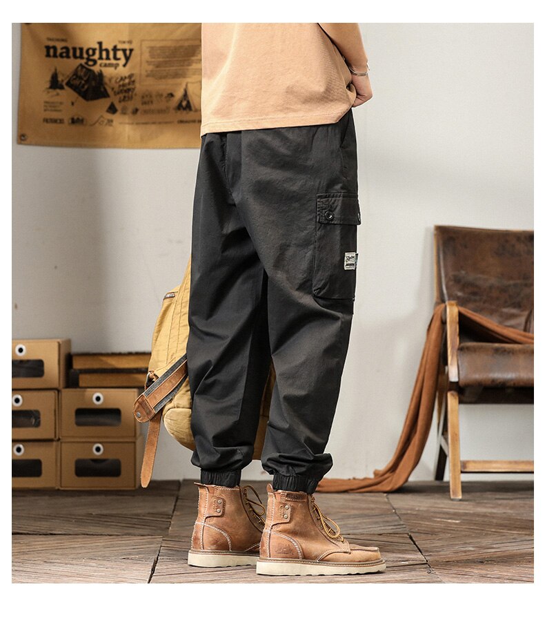 Title 3, Heren Rechte Losse Casual Broek Comfortabele Pa...