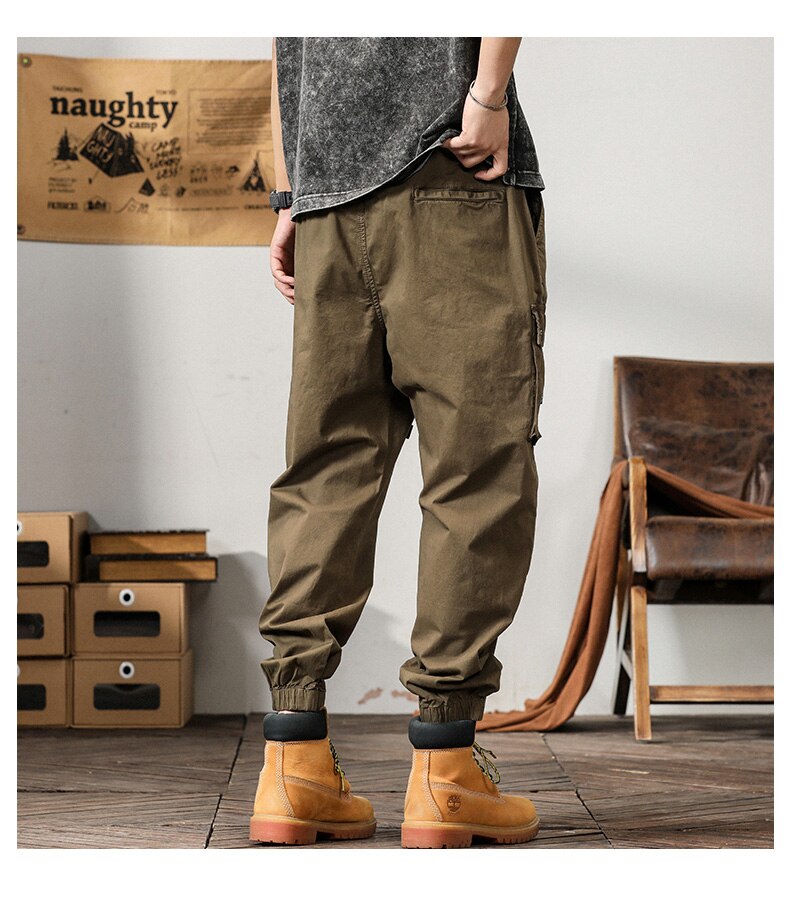 Title 12, Mens Straight Loose Casual Pants Comfortable E...