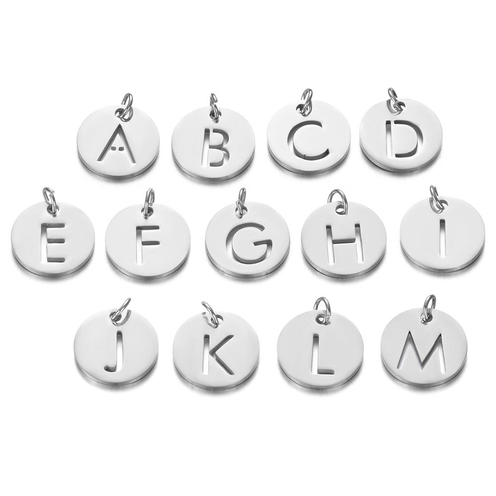 Title 3, Titanium Steel Hollow Letter Pendant Lightweigh...