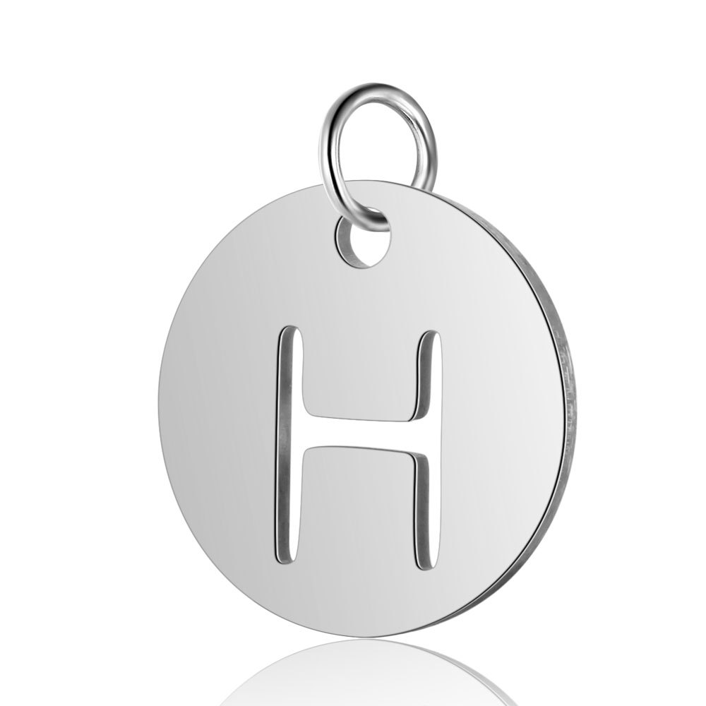 Title 12, Titanium Steel Hollow Letter Pendant Lightweigh...