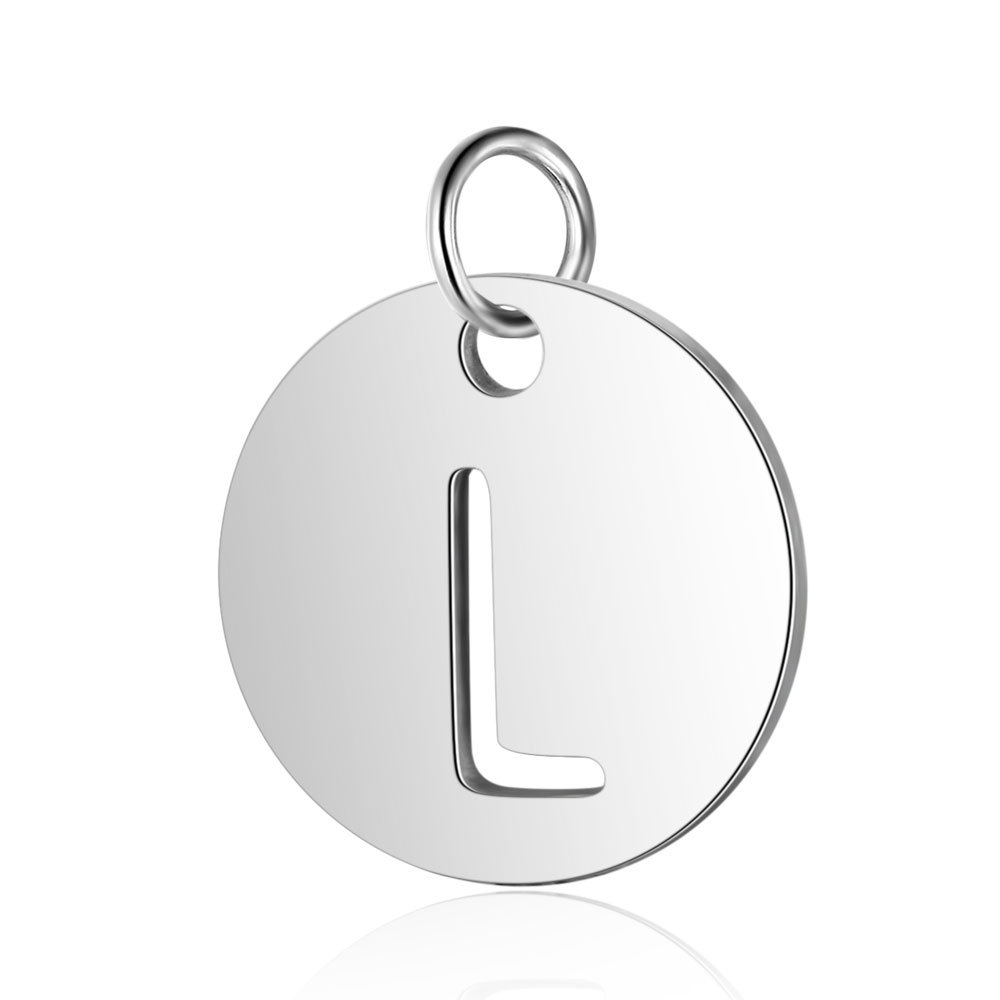 Title 16, Titanium Steel Hollow Letter Pendant Lightweigh...