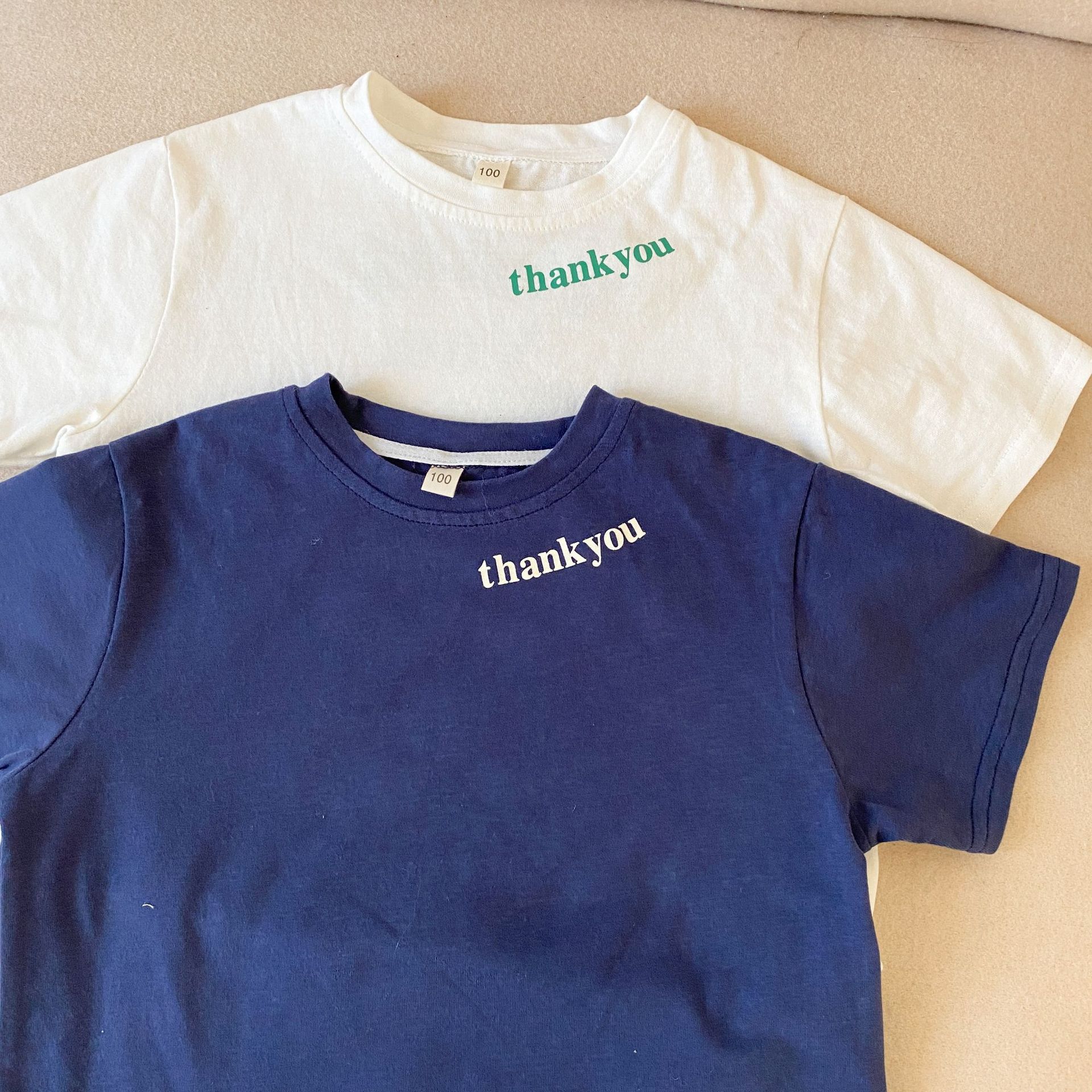 Title 14, Kinder Rundhals T-Shirt mit Buchstaben-Print fü...