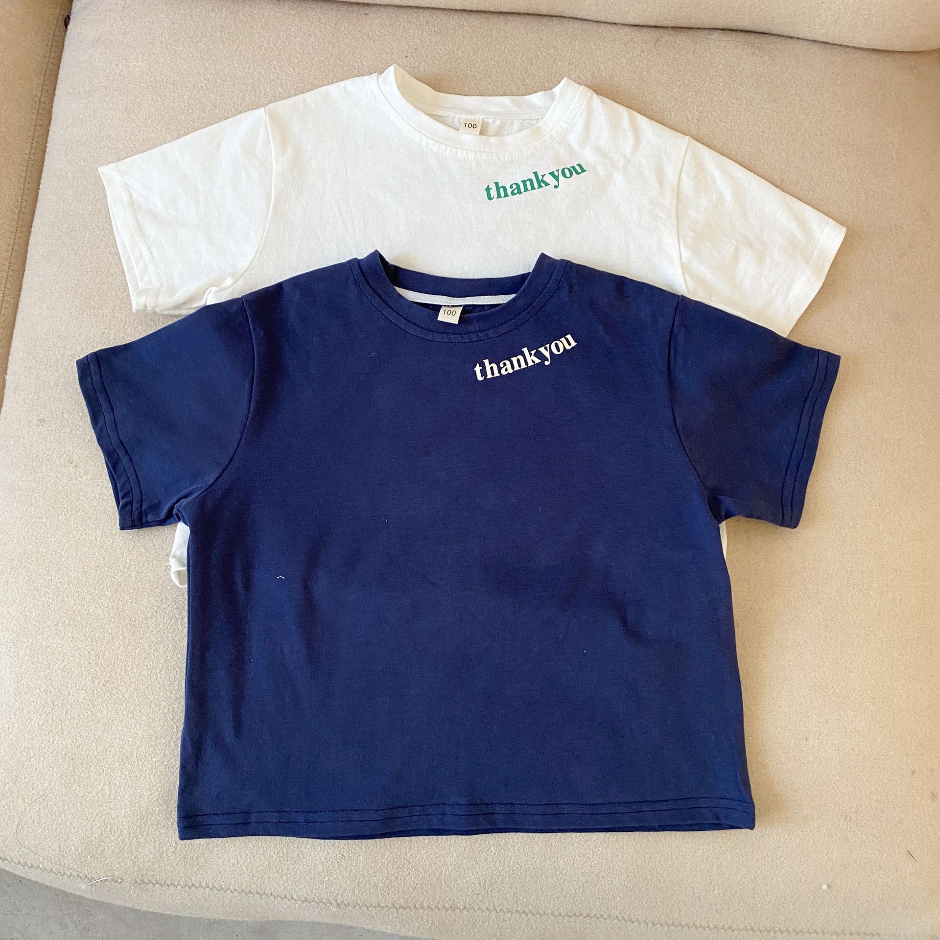 Title 15, T-shirt per bambini con girocollo e stampa con ...