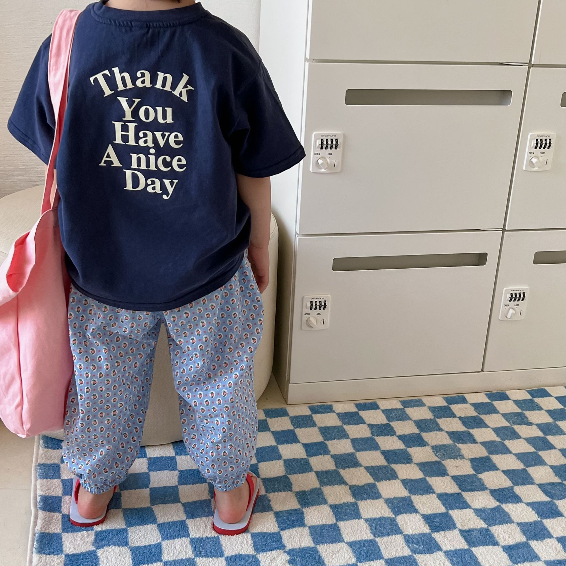 Title 20, T-shirt enfant col rond imprimé lettres, un vêt...