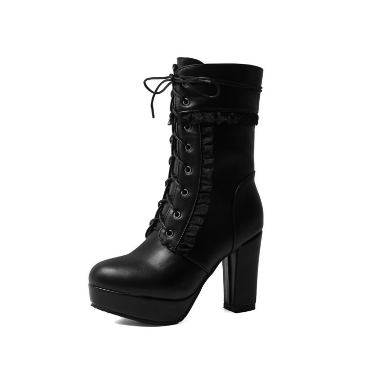 Title 21, Botas femininas de salto alto elegantes – Adici...