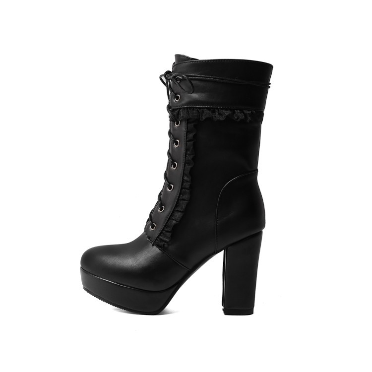 Title 22, Botas femininas de salto alto elegantes – Adici...