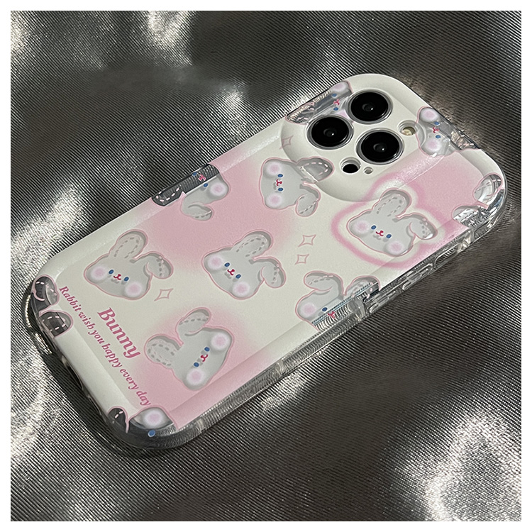 Title 4, Cute Gradient Laser Rabbit Phone Case