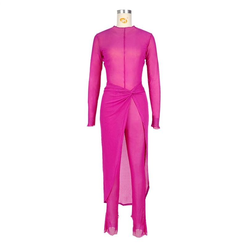 Title 3, Dames mesh split-jumpsuit-rokpak