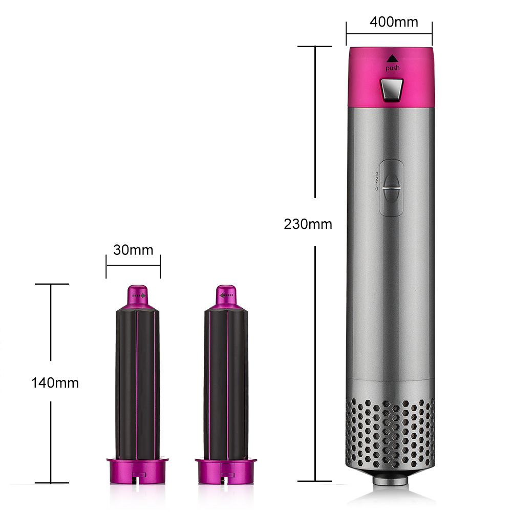 Title 3, Five in one hot air comb automatic winding. Eff...