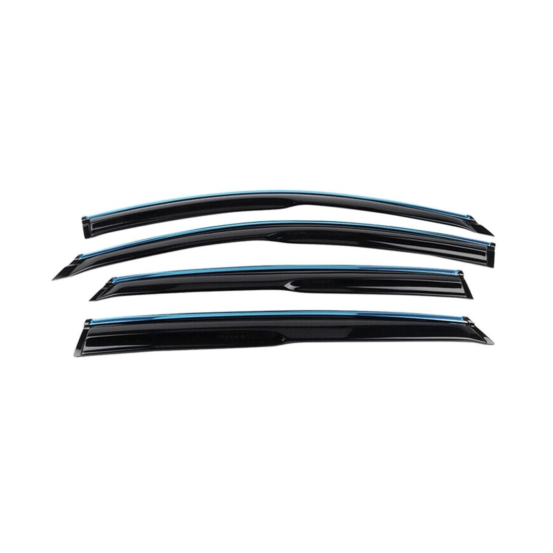 Fit 18-23 Accord Sedan MUG Style Window Visors Rain Sun Guard Deflector