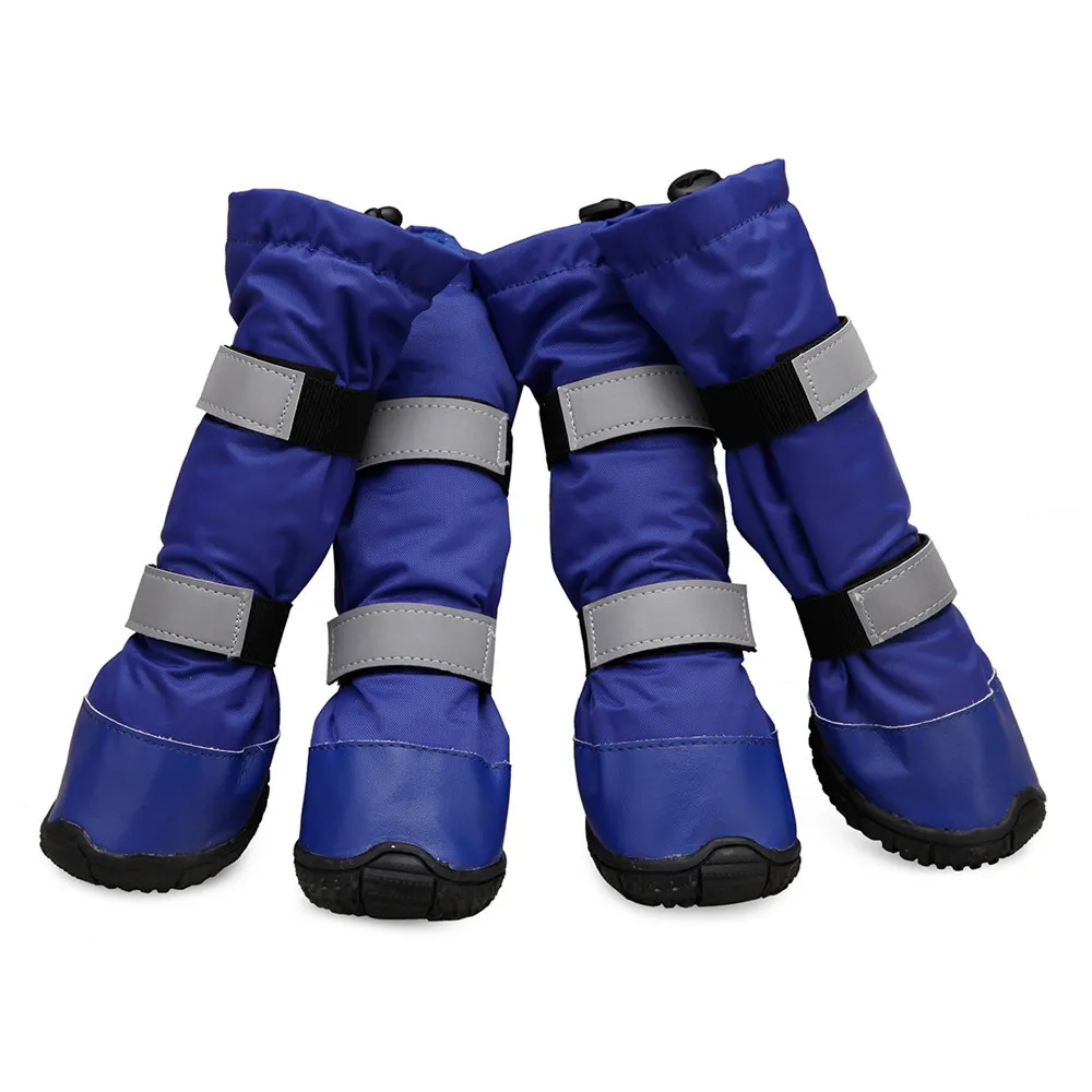 Pet Shoes For Dogswaterproof And Snowproofgeneral Rain Boots - Blue