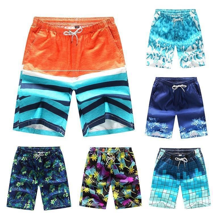 Printed Summer Men's Beach Quick Dry Shorts