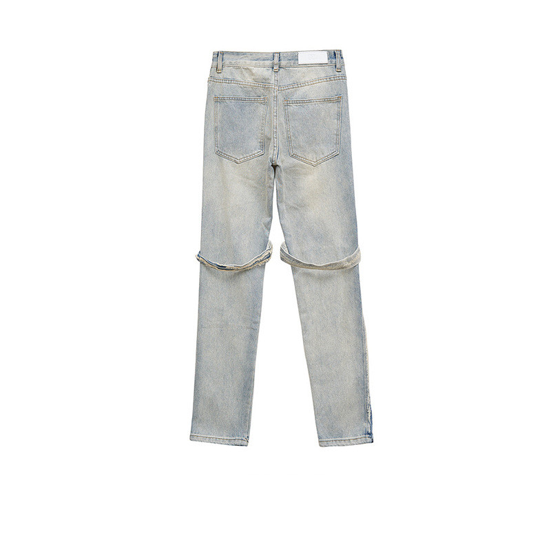 Title 9, Tendenza jeans slim dritti dello stesso stile p...