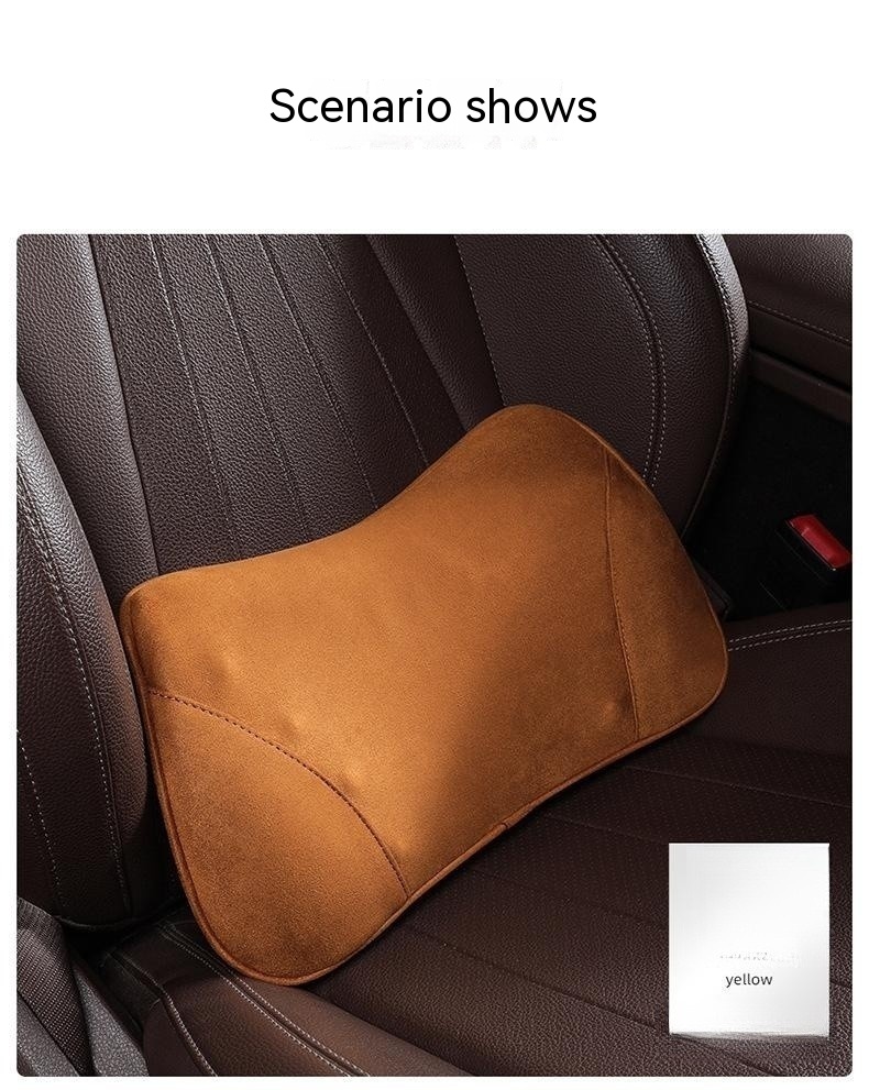 Title 8, Thin Car Suede Memory Cotton Cushion