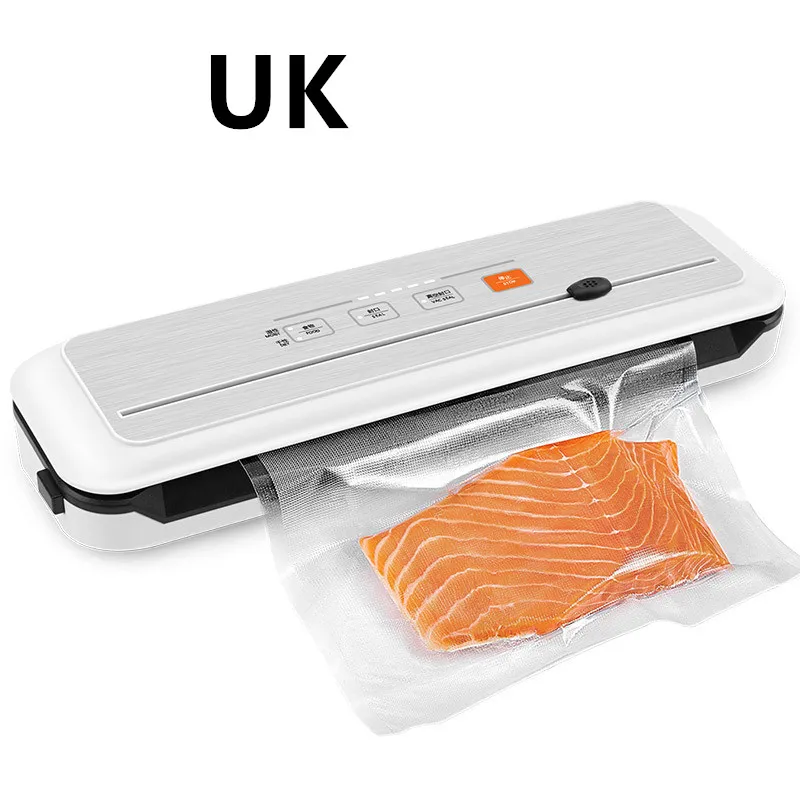 Household Vacuum Packaging Machine - Vs6621 Black Uk Plug