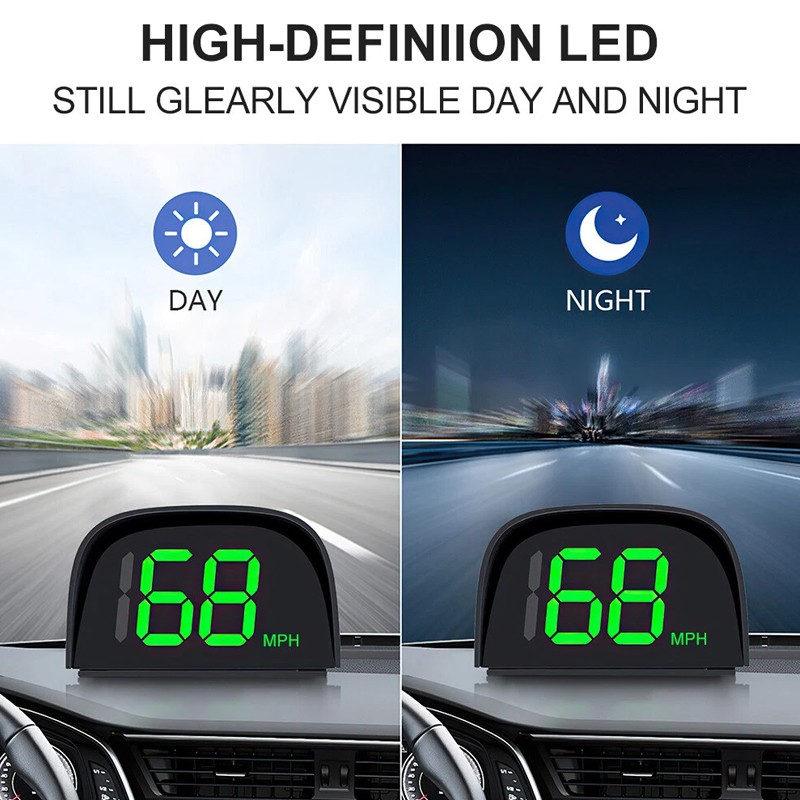 Car Speedometer Digital GPS Speed O MPH HUD Head Up Display — image 2