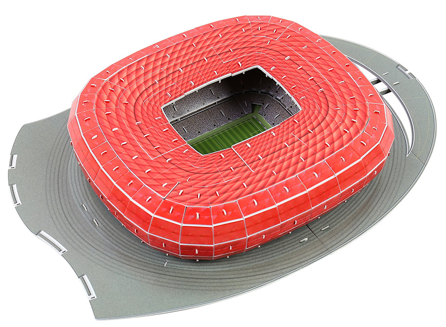 Title 2, Quebra-cabeça 3D DIY Estádio de Futebol Europeu...