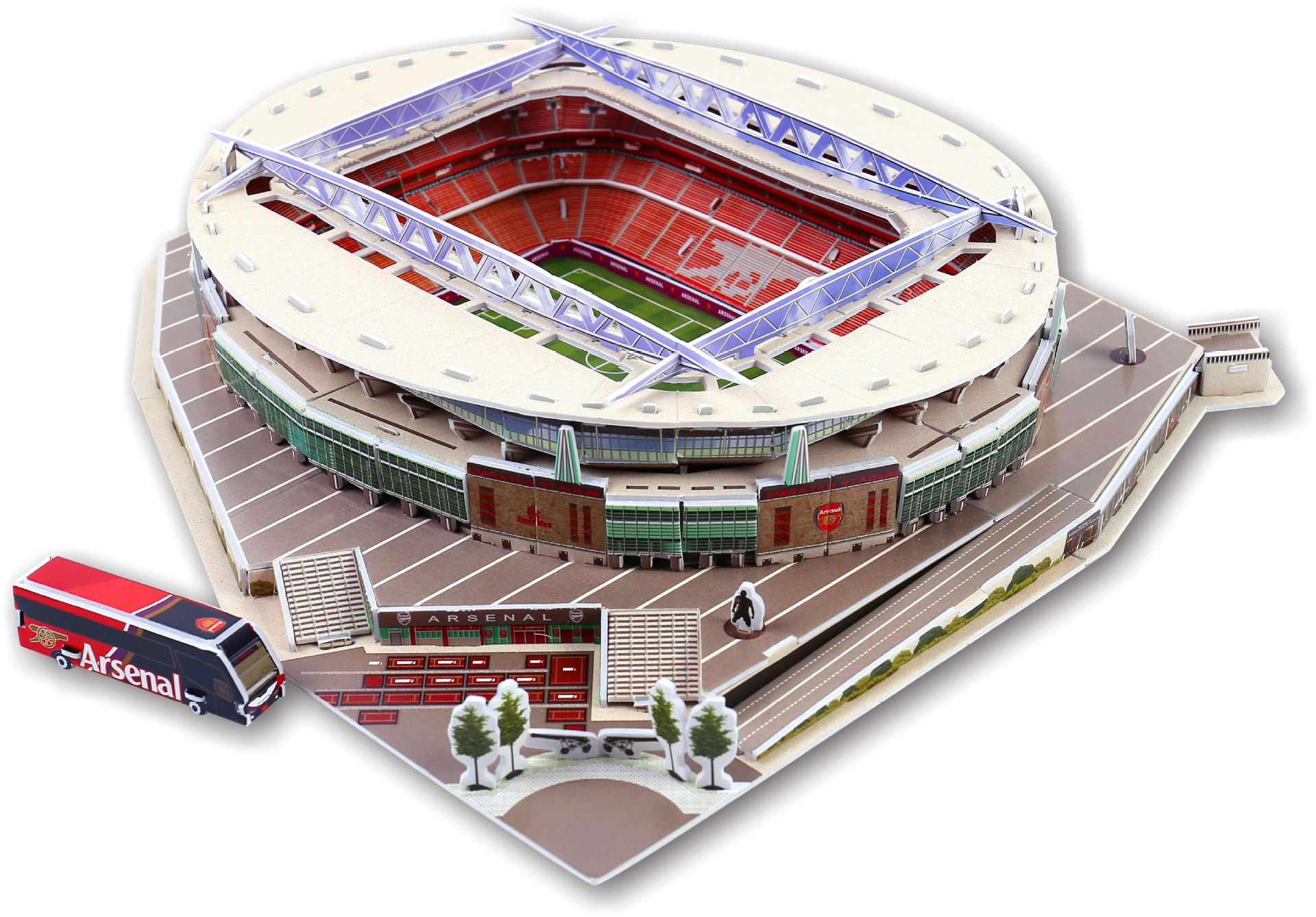 Title 5, Quebra-cabeça 3D DIY Estádio de Futebol Europeu...