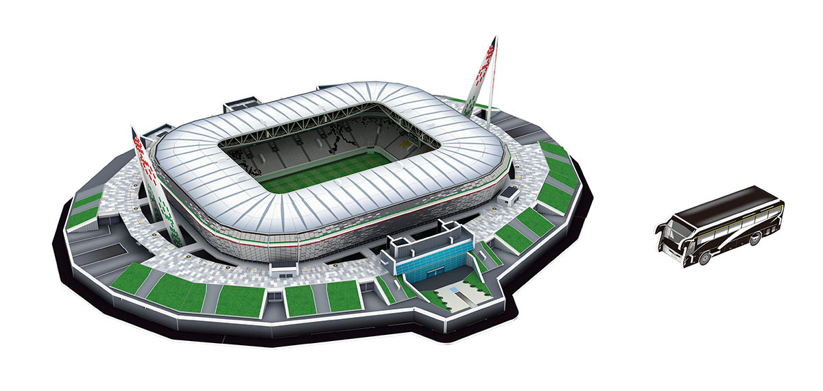 Title 12, Quebra-cabeça 3D DIY Estádio de Futebol Europeu...