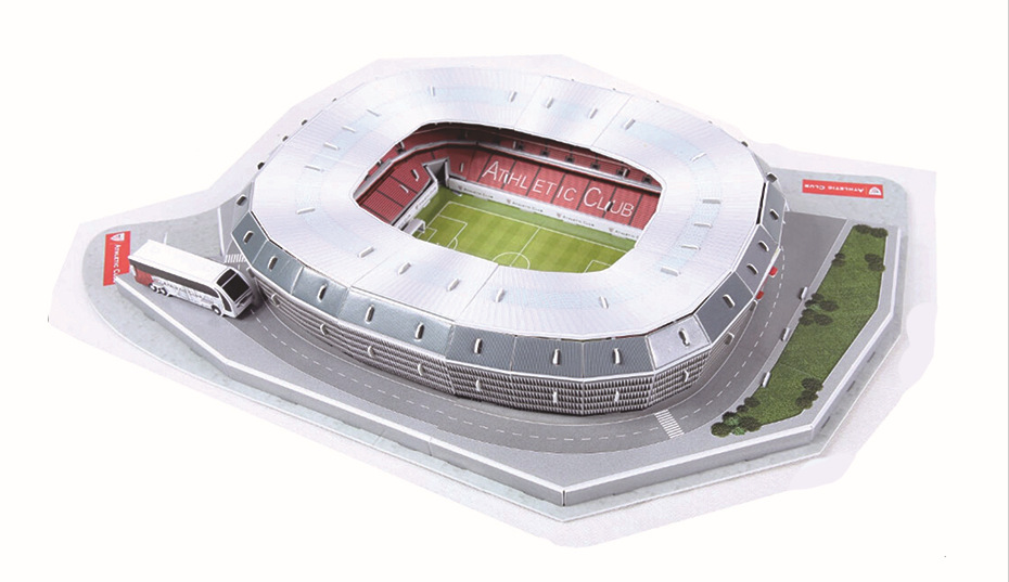 Title 14, Quebra-cabeça 3D DIY Estádio de Futebol Europeu...