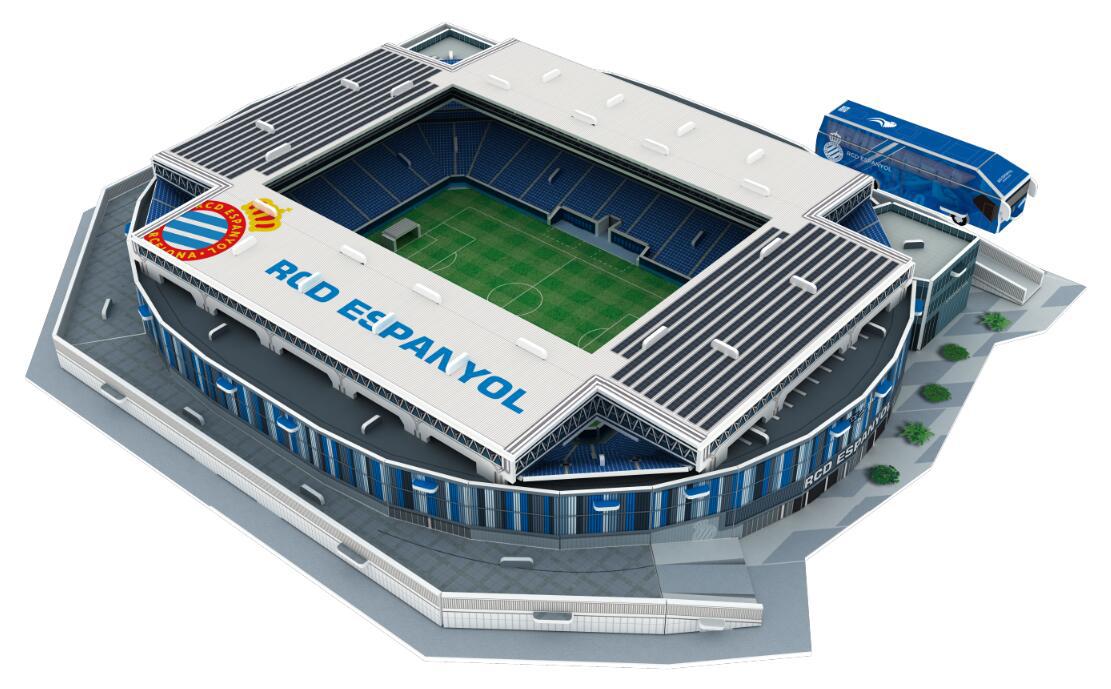 Title 22, Quebra-cabeça 3D DIY Estádio de Futebol Europeu...