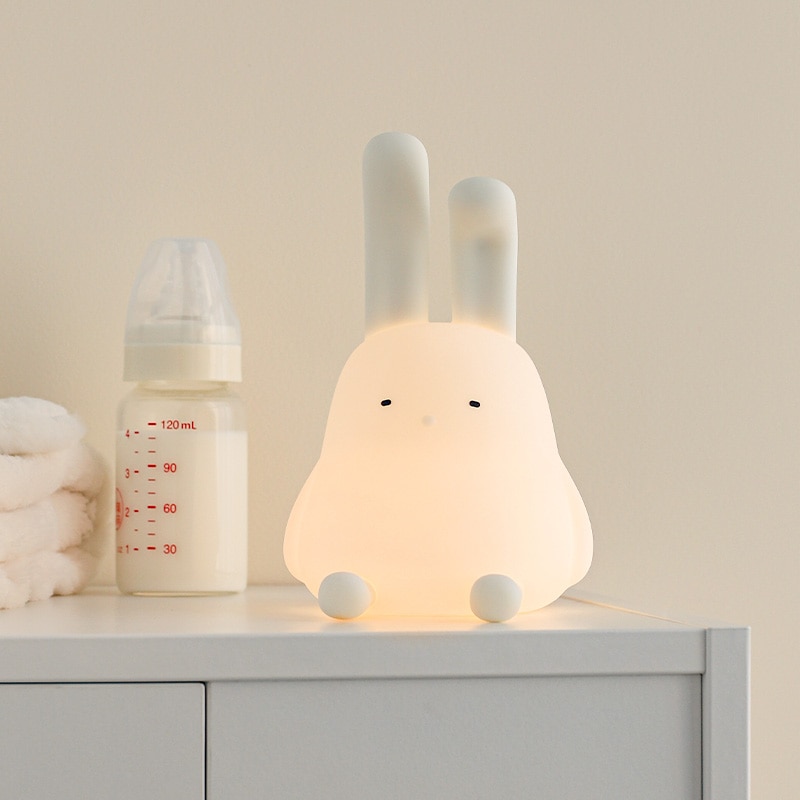 Soft Lamp with Adjustable Bunny Ears | +Phone Holder