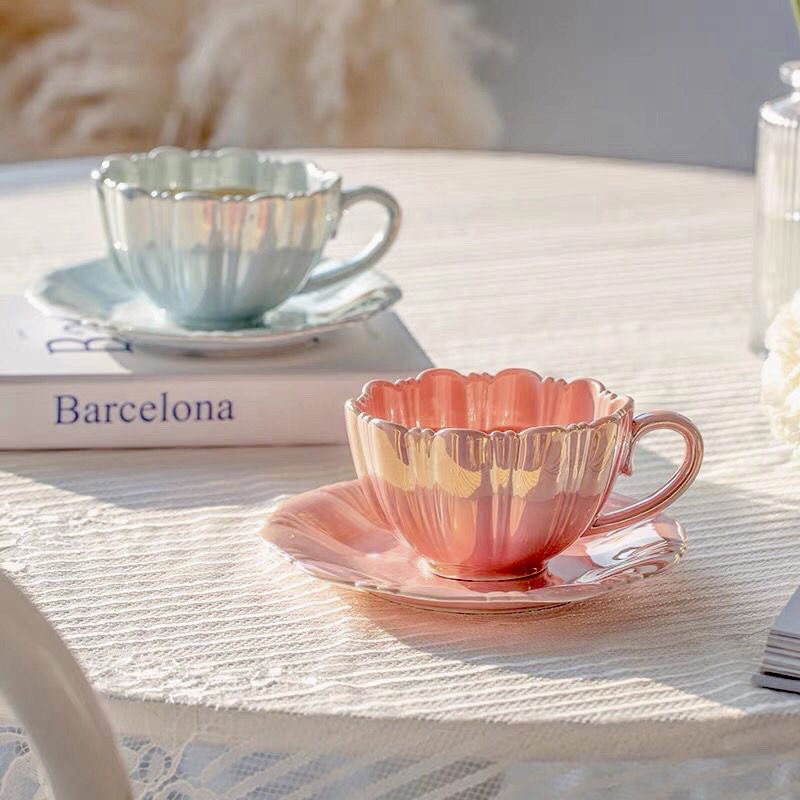 Delicate Afternoon Tea Ceramic Cup And Plate