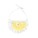 Yellow Checked Bib