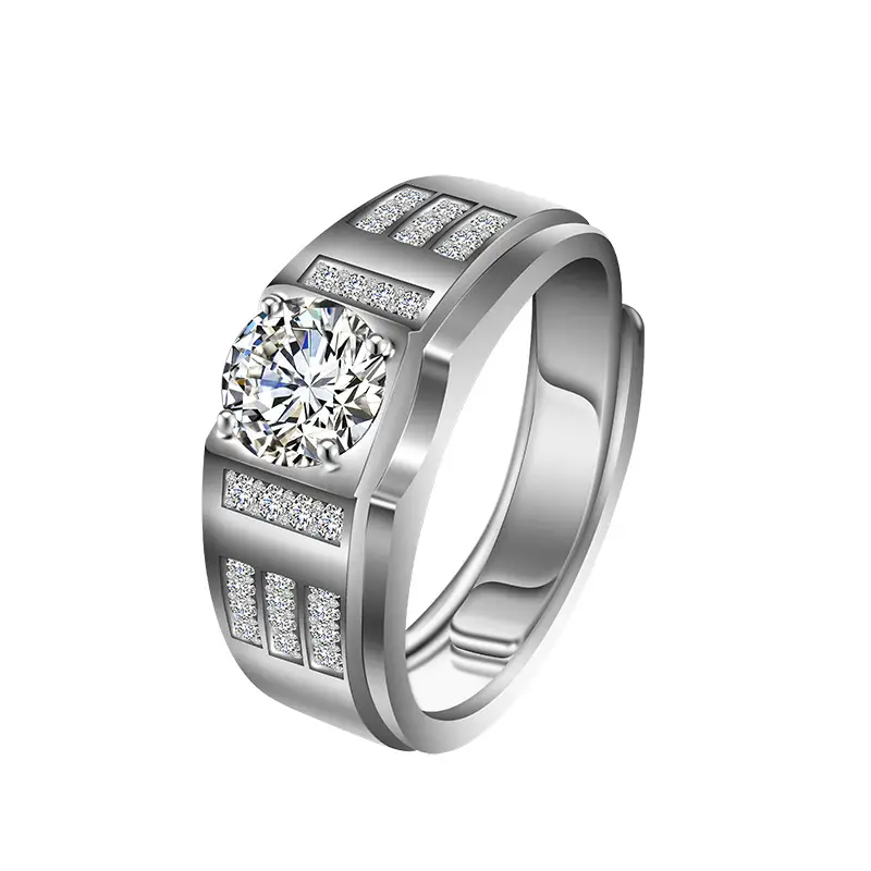 Men's Simple Live Silver Ring
