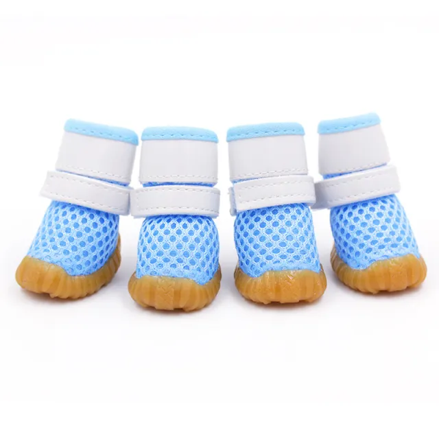 Pet Dog Breathable Sports Mesh Shoes Blue - Shop at LoveMi