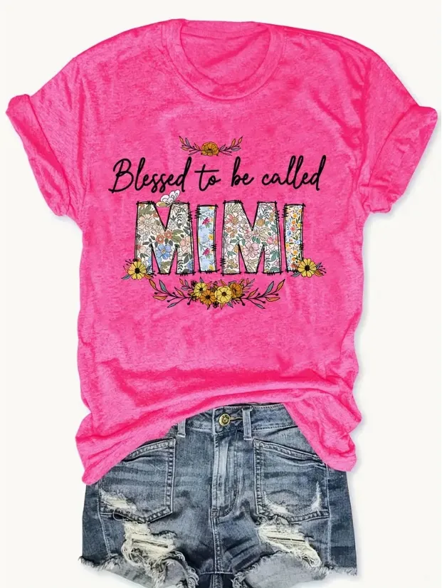English Letters Printed Round Neck Vest Casual And Loose Daily Wear Women's Clothing Rose Red - Shop at LoveMi