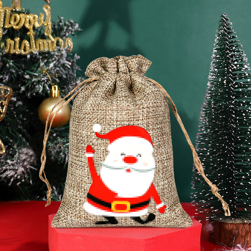 Title 23, Christmas Sack Drawstring Candy Packaging Bag