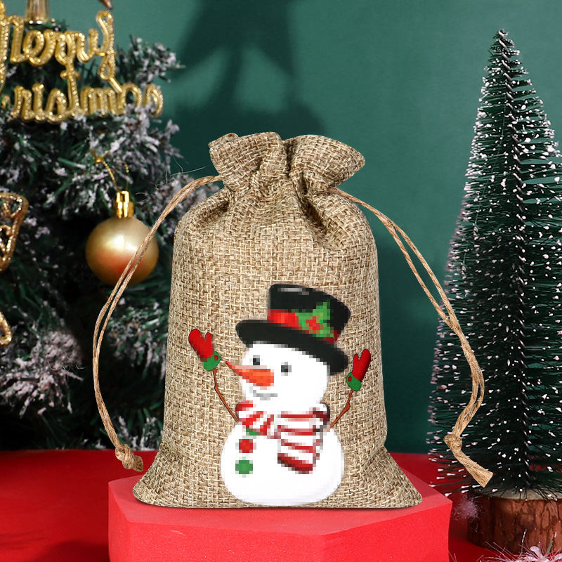 Title 29, Christmas Sack Drawstring Candy Packaging Bag