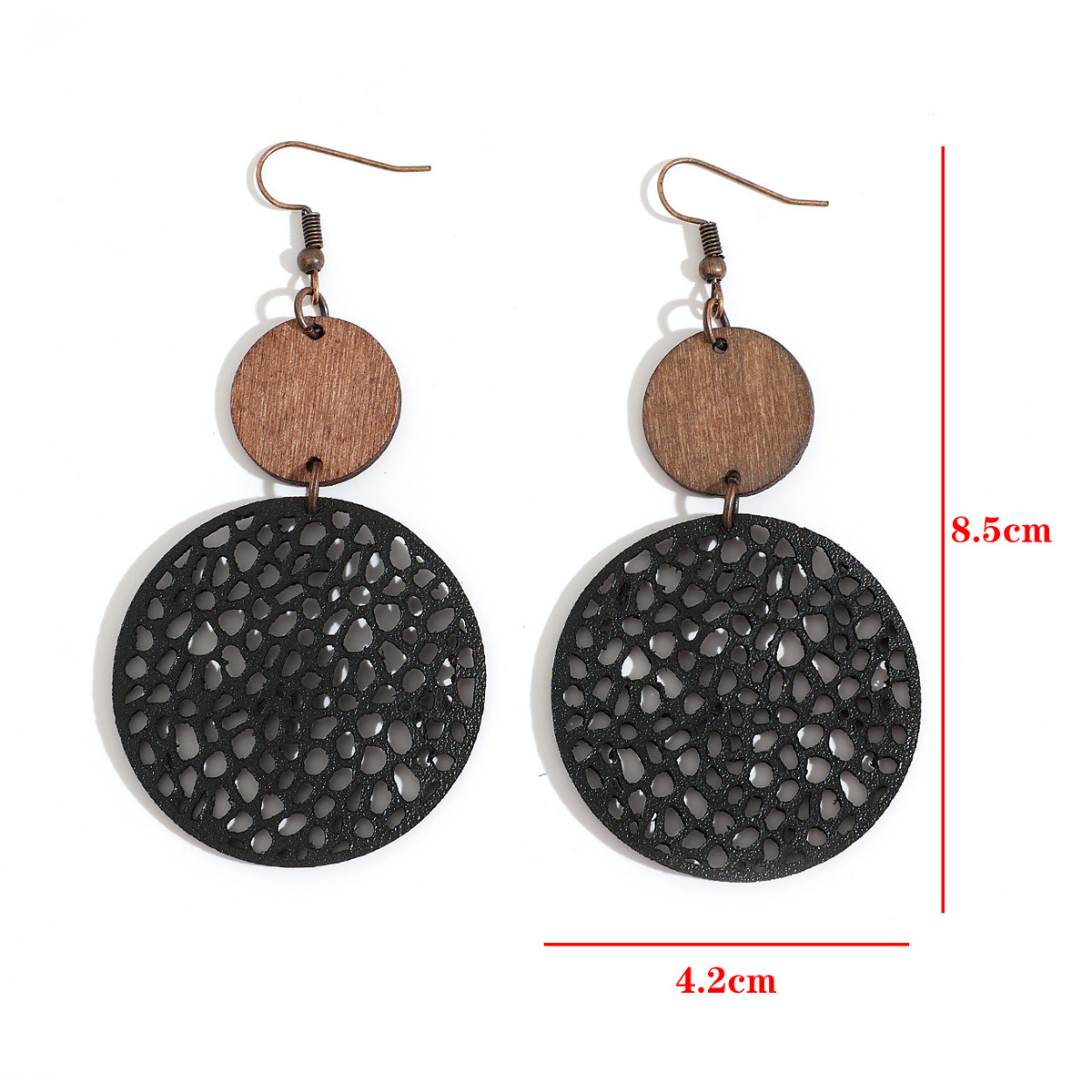 Title 6, Bohemian Style Stitching Wooden Wafer Retro Hol...