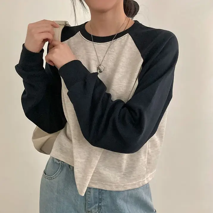 Women's Loose Thin Vintage Long-sleeved T-shirt