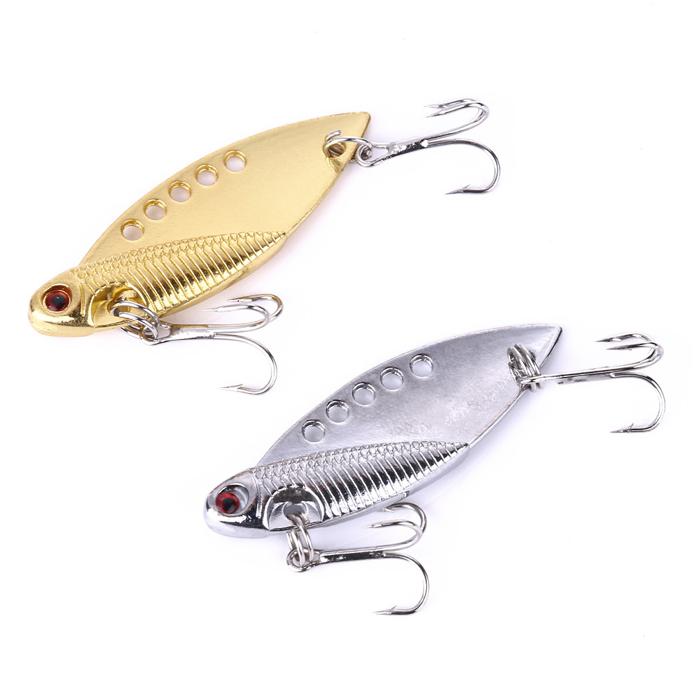 Title 5, Golden And Silver Tossing Lure Metal Lure