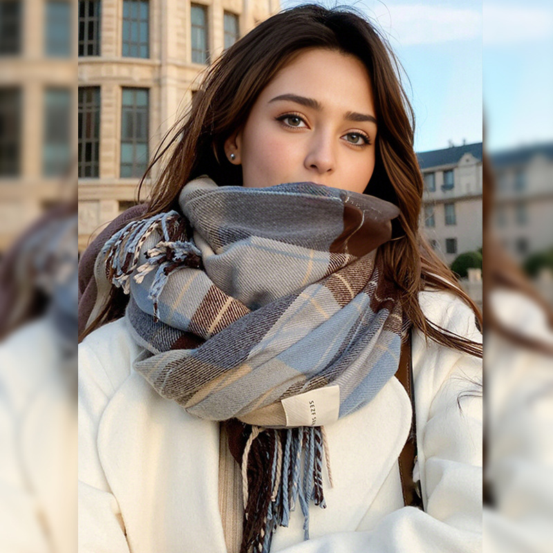 Title 1, Cashmere Winter Warm Thickened Cute Fashion Scarf