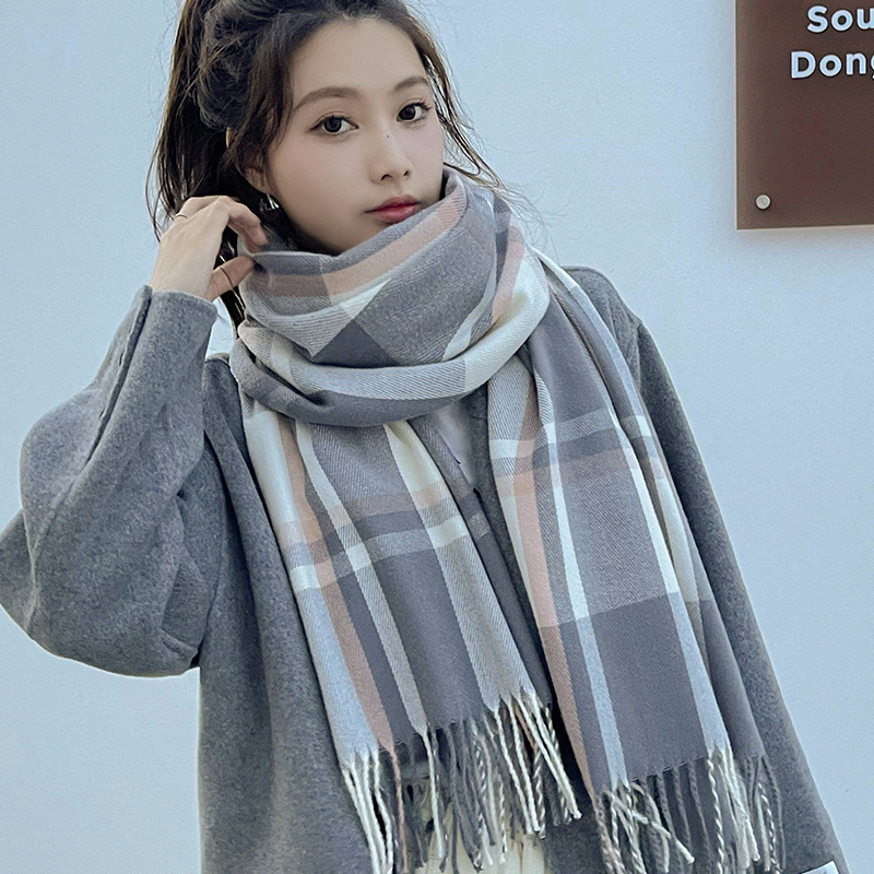 Title 6, Cashmere Winter Warm Thickened Cute Fashion Scarf