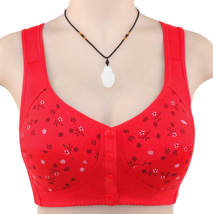 Title 6, Cotton Printed Wireless Vest Underwear Bra