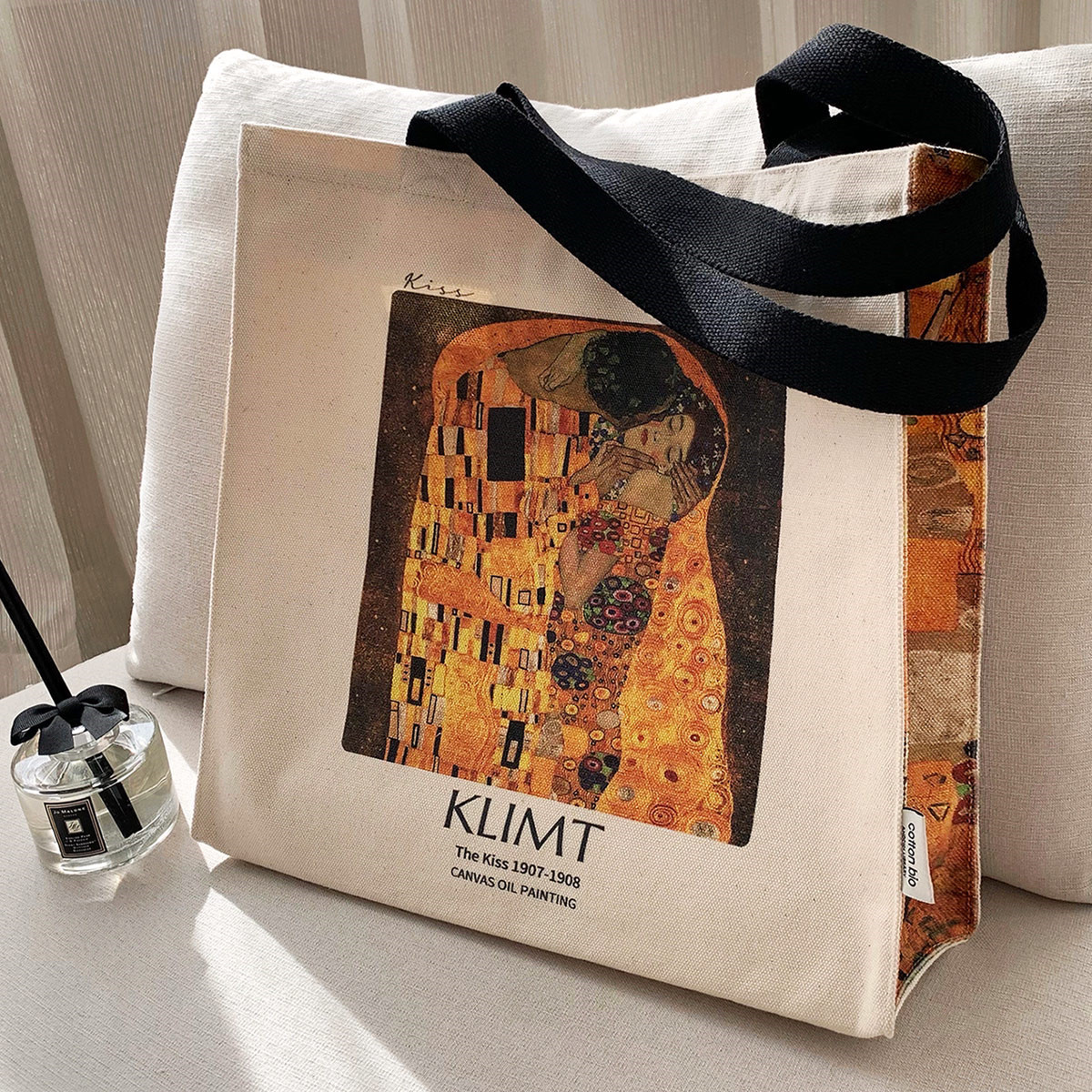 Title 1, Oil Painting Large Capacity Canvas Tote Bag